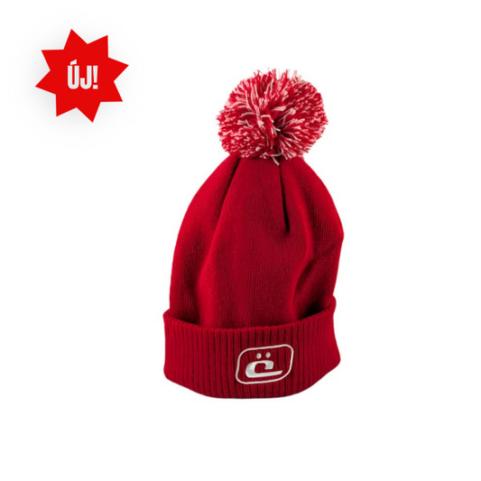 Bojtos sapka - Tebeléd piros / fehér