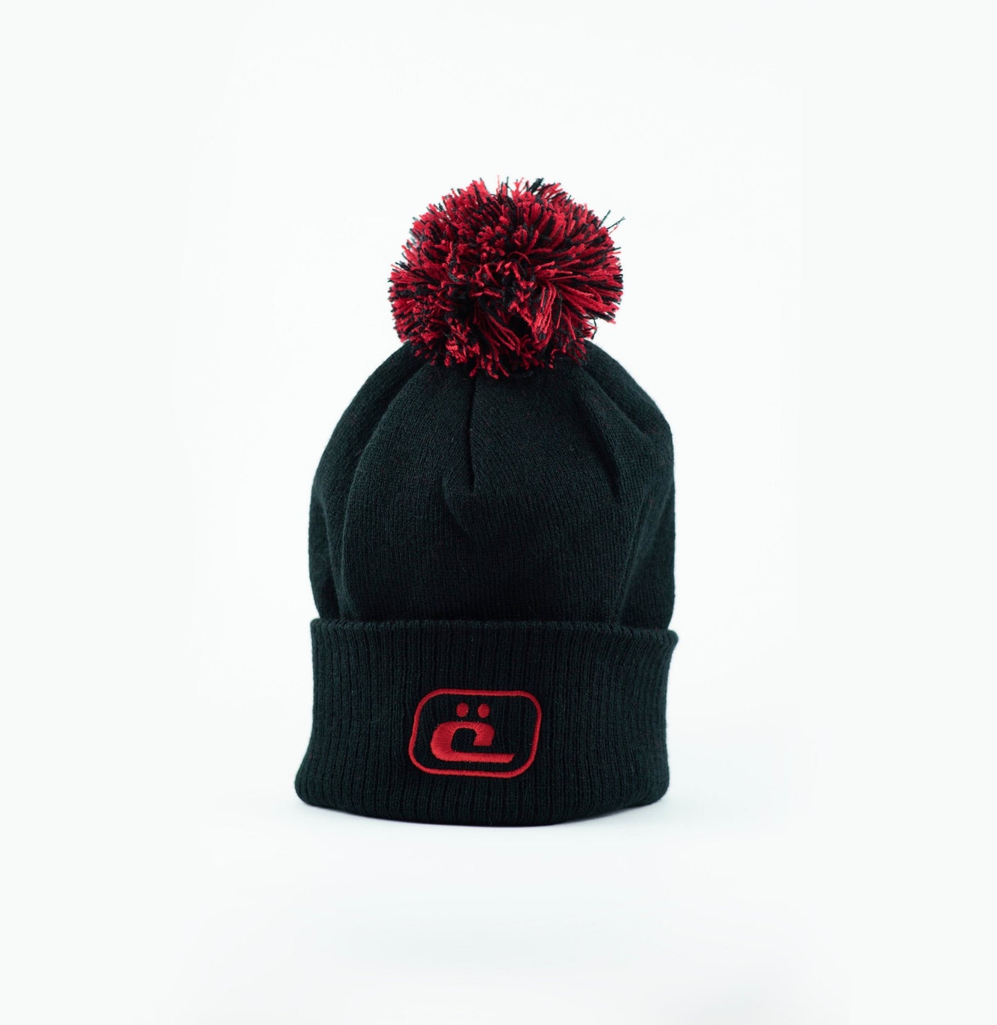 Bojtos sapka - fekete / mikulás piros