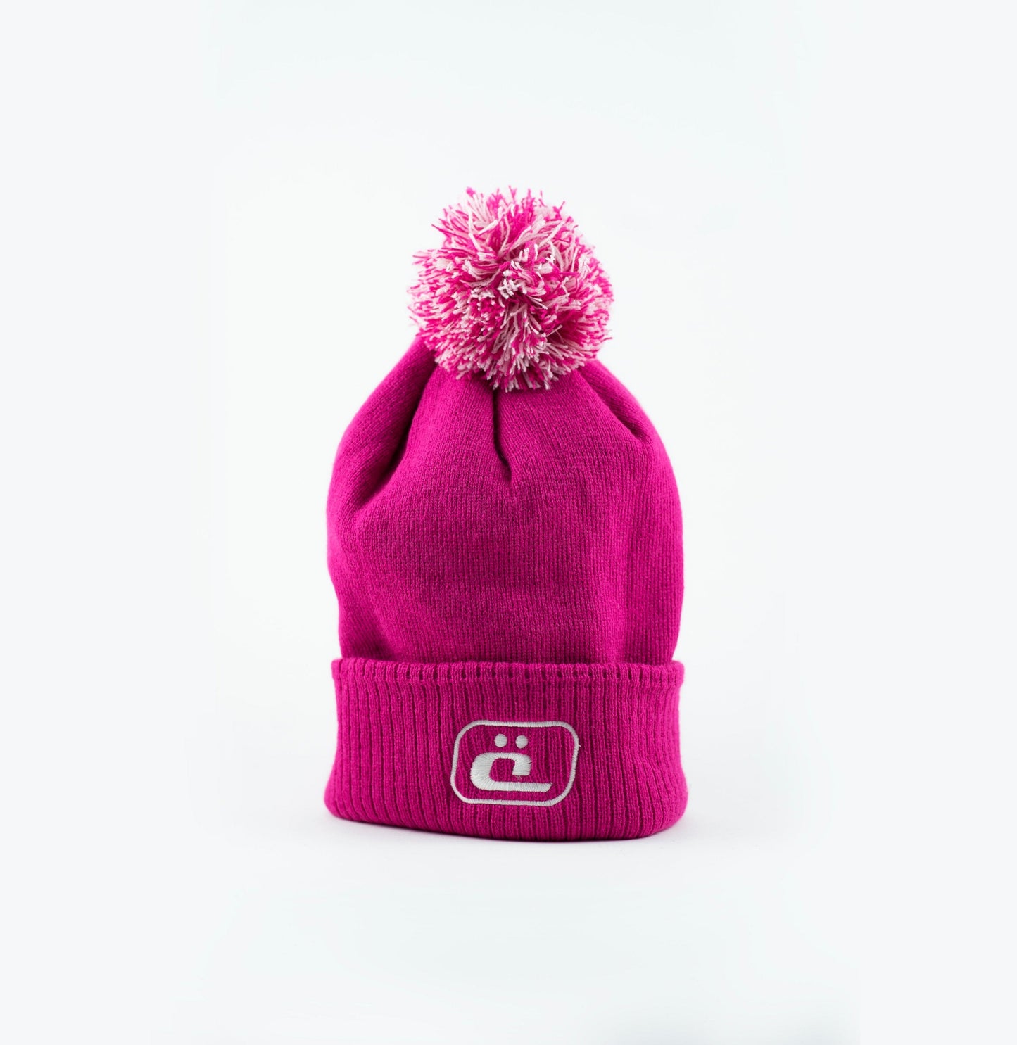 Bojtos sapka - fukszia / majdnem fehér
